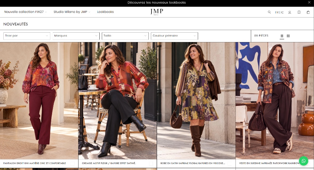 Jean Marc Philippe B2B Lookbook and wholesale catalog with Digipart